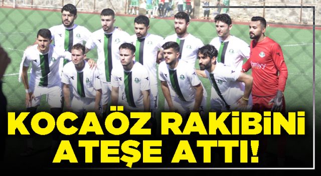 Kocaöz rakibini ateşe attı!