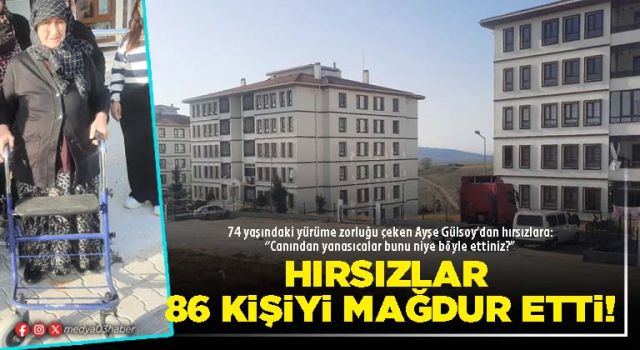 Hırsızlar 86 kişiyi mağdur etti!