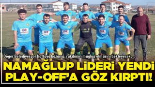 Namağlup lideri yendi play-off’a göz kırptı!