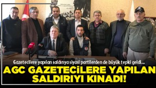 AGC gazetecilere yapılan saldırıyı kınadı!