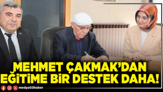 Mehmet Çakmak’dan eğitime bir destek daha!