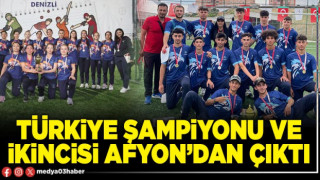 Türkiye şampiyonu ve ikincisi Afyon’dan çıktı