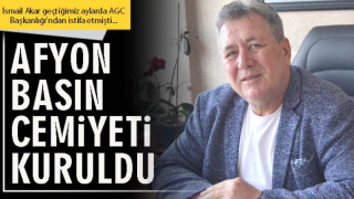 Afyon Basın Cemiyeti kuruldu